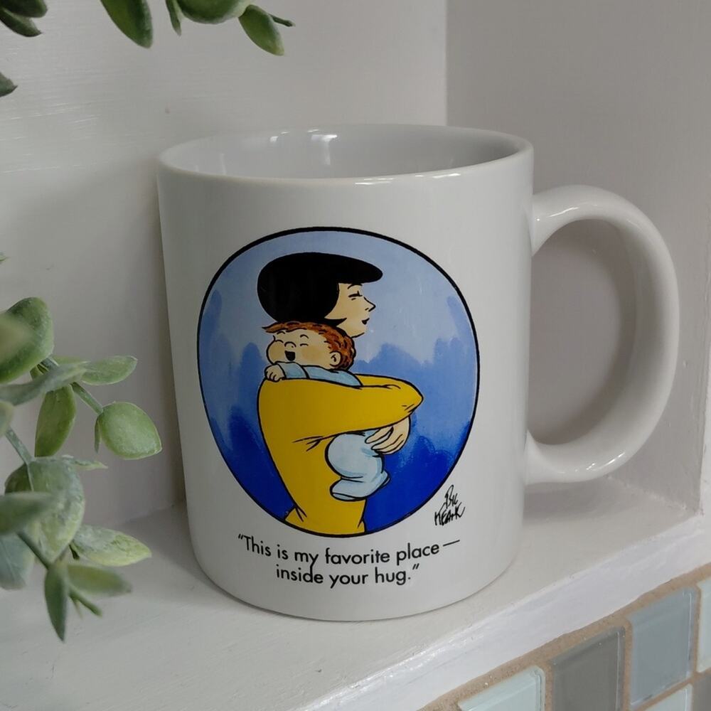 FAMILY CIRCUS Comics This Is My Favorite Place - Mom & Son Hug Mug